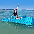 Sunrio 2025 Upgrade Giant Inflatable Floating Mat-Pool Float Lake Floats for Adults with Pool Hammock Pool Mats for Floating Swimming Pool Beach Lake for Summer Water Party