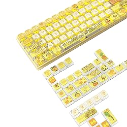 120 Key PBT Pudding Keycap Set ASA Profile with