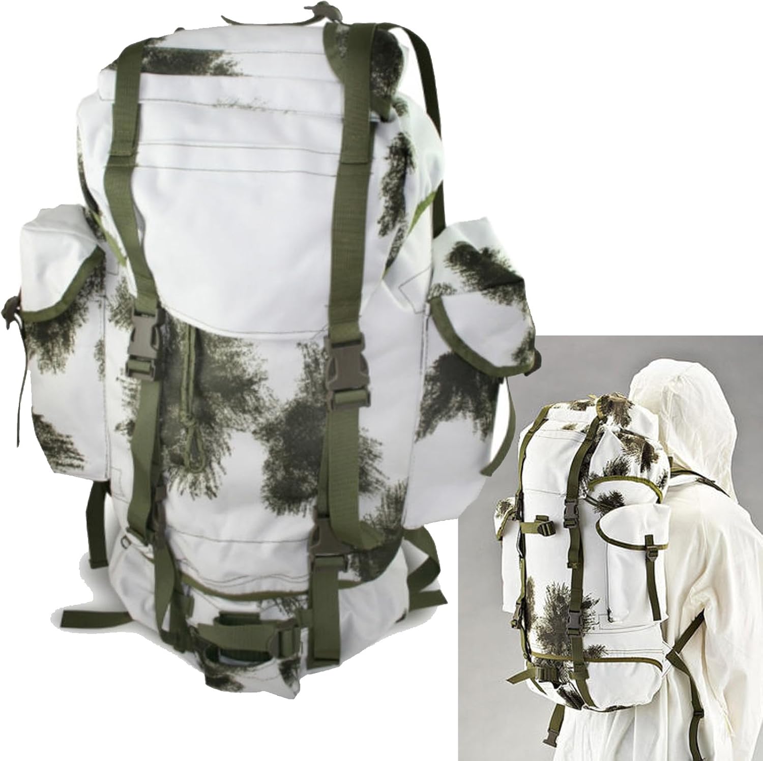 German Flecktarn Military Outdoor Professional Field Back