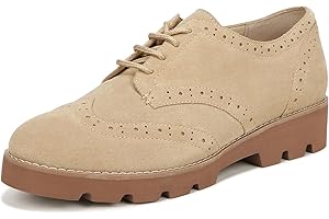 Vionic Womens Charm Alfina Comfort Lace Up Loafers- Supportive Walking Shoes for Heel Pain, Plantar Fasciitis with Orthotic Insole Arch Support That Corrects Pronation and Alignment Med-Wide Fit