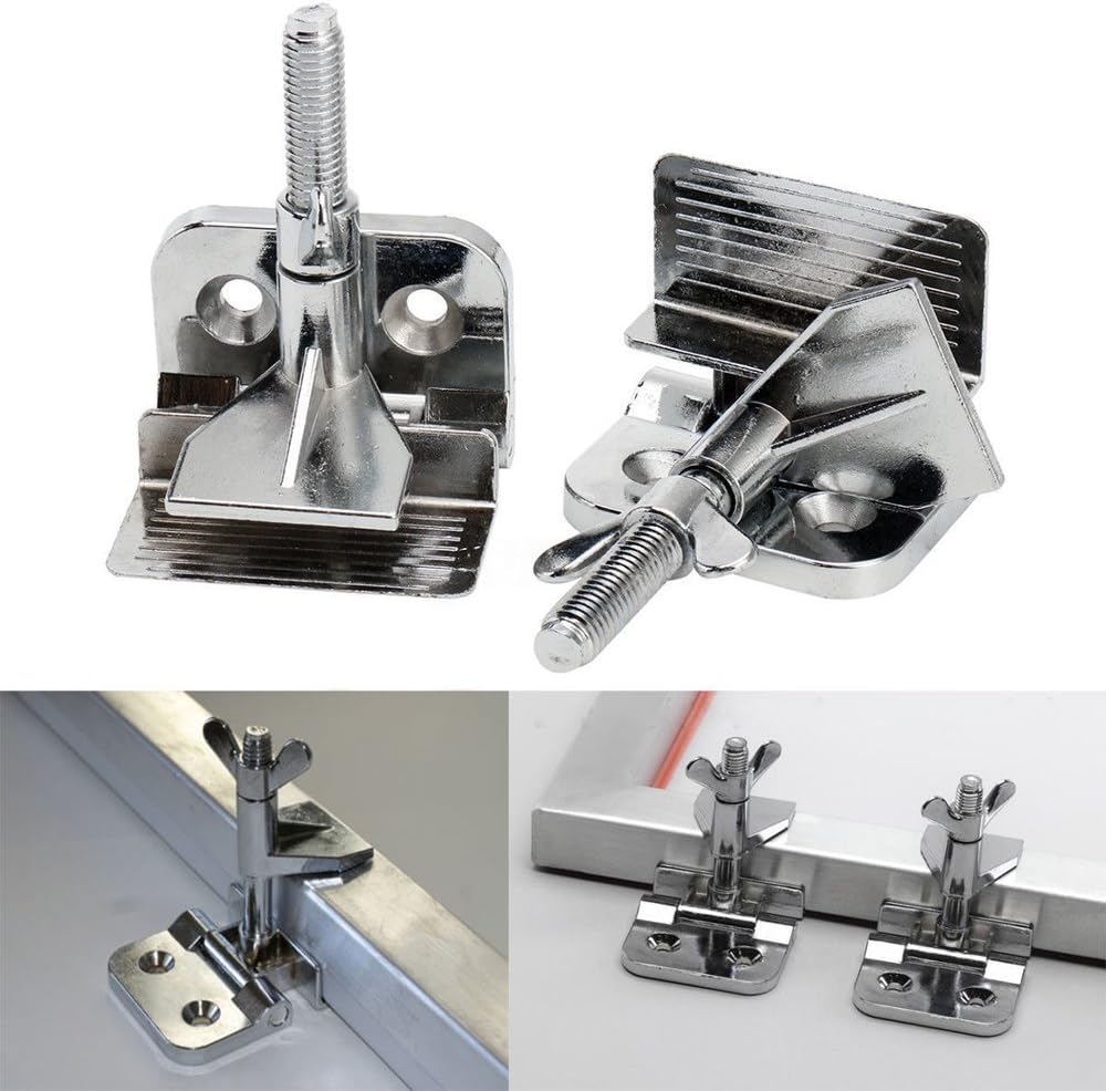 POVOKICI 2pcs Butterfly Frame Hinge Clamp Silk Screen Printing Hinge Clamps for DIY Tools