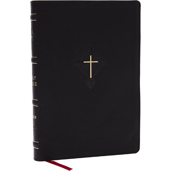 RSV Personal Size Bible with Cross References, Black Leathersoft