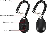 Bestomrogh 8 Pack Dog Training Clicker with Wrist Strap Multi-Color Training view 3