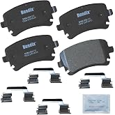 Bendix Priority1 CFM1018 Semi-Metallic Rear Brake Pads for Select Models Audi A4,A4 Quattro,A5,A5 A6,A6 A8 allroad,RS4,RS6,S4,S5,S6,S8,TT RS Bentley Continental,Volkswagen EuroVan,Phaeton,Transporter