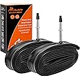 700C Heavy Duty Bike Tubes 700x25C/26C/28C/32C FV48 Presta Valve (25/34-622) 700C Bicycle Inner Tubes Compatible with 700x25C 700x26C 700x27C 700x28C 700x30C 700x32C 700x34C Bike Tire Tubes 2-PCS