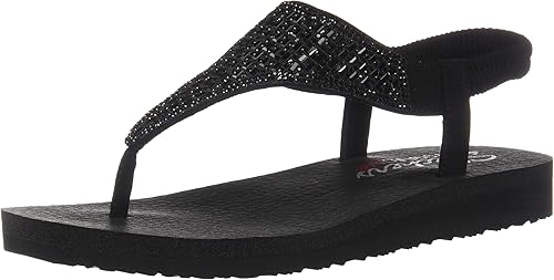 Amazon スケッチャーズ サンダル Meditation Rock Crown レディース Skechers スケッチャーズ ファッションサンダル