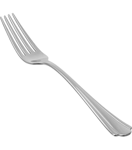 Oneida Zinc Set Di 8 Forchette Da Tavola | Posate In Acciaio Inox 18/0, Design Moderno E Leggero, Finitura Satinata