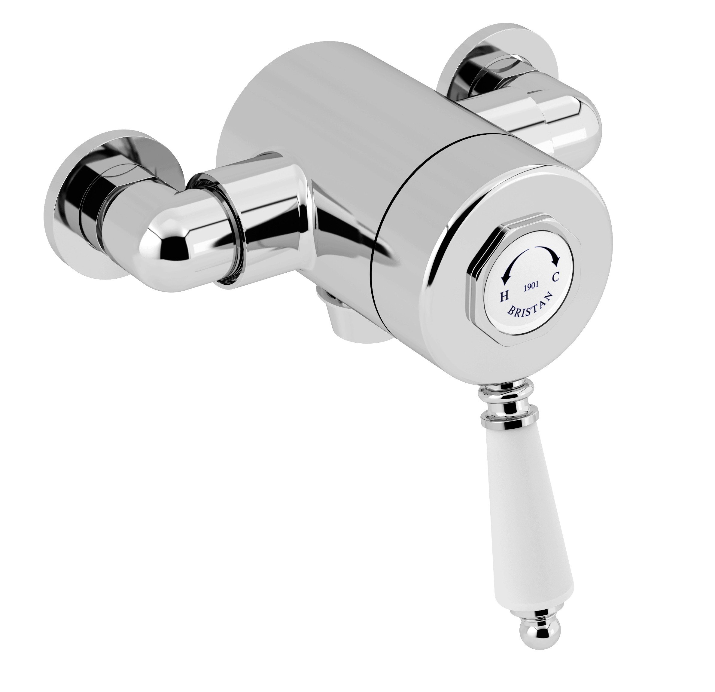 Bristan N2 SQSHXVO C 1901 Exposed Sequential Shower Valve, Chrome