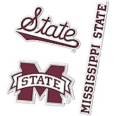 Desert Cactus Mississippi State University Sticker Bulldogs MSU Vinyl Decals Laptop Water Bottle Car Scrapbook T5 (Type 5-1)