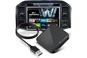 DILXYUY Car TV Mate Converter for Fire TV Stick/Game Consoles/Chromecast HDMI Outputs, HDMI Multimedia Adapter for Cars with Factory Wired CarPlay, Plug and Play, Online Update