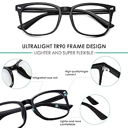 hunsquer Blue Light Blocking Glasses - Women/Men