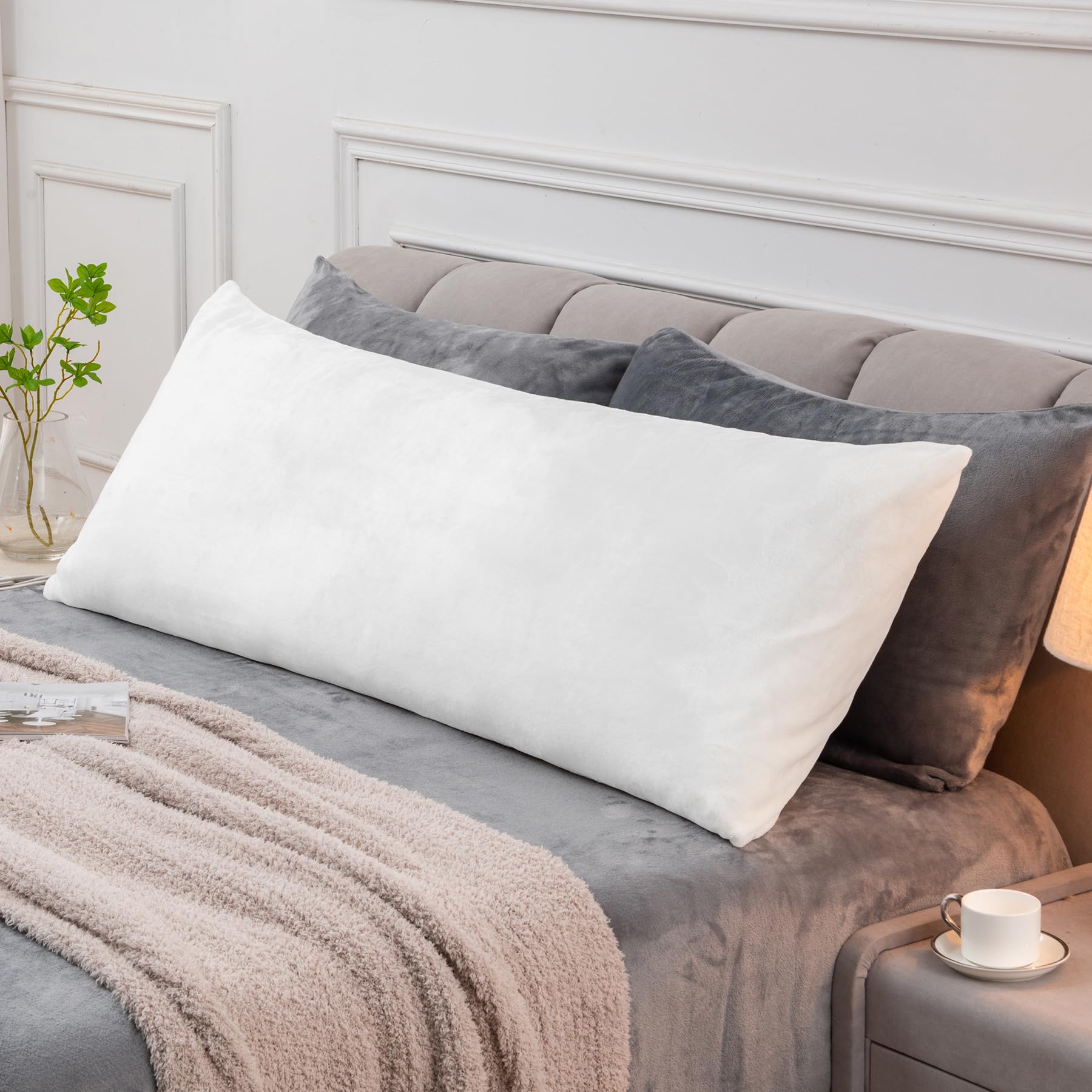 BEDELITE Body Pillow Cover with Zipper