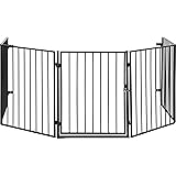 KIDUKU® Kaminschutzgitter Metall Laufgitter Laufstall Absperrgitter