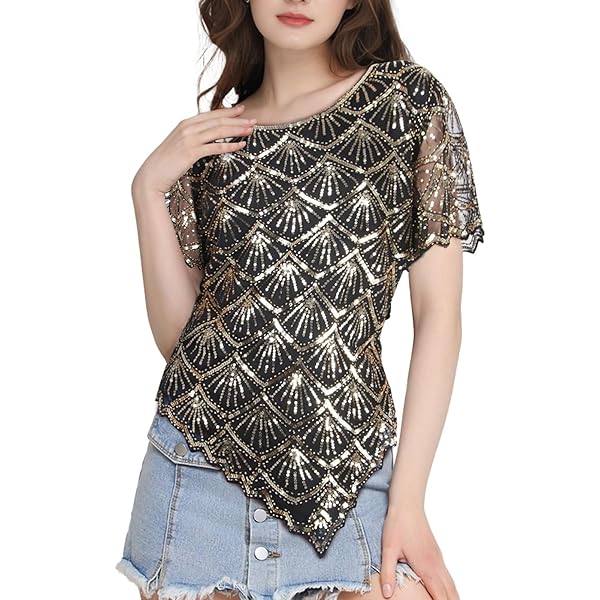 fancy beaded tops