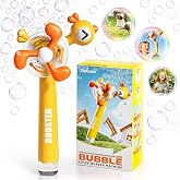 Siwuoke Running Chicken Bubble Machine for Kids, Leakproof Automatic Maker with Detachable Rechargeable Battery, Light Up Bubble Wands Toy Birthday Gift for Kid Boys Girls Party