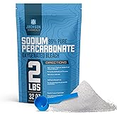 Sodium Percarbonate 2 lb – Chlorine-Free Laundry Booster, Eco-Friendly Stain & Odor Remover, Multipurpose Cleaner - Oxygenated Bleach Powder