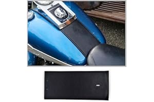 Cyreedom PU Leather Gas Tank Panel Bib for Harley Softail and Dyna Models, 1993-2017