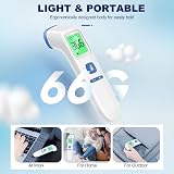 ANMEATE No-Touch Forehead Thermometer, Touchless, LCD Display, Fever Alarm view 6
