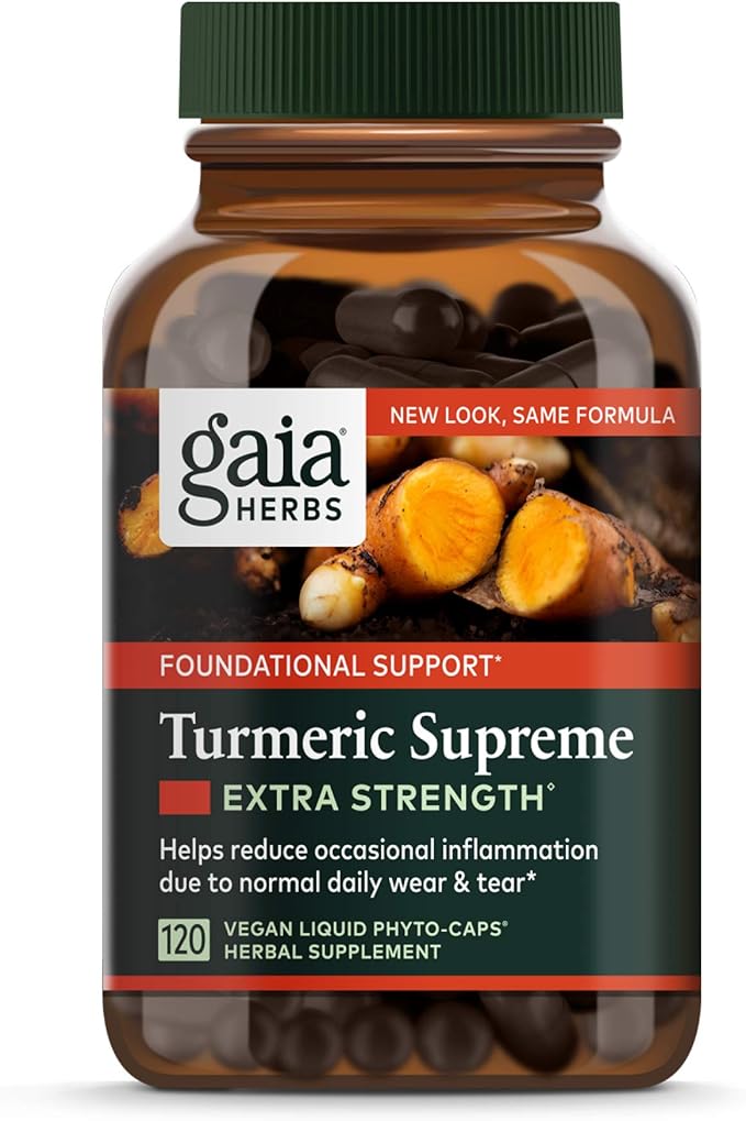 Gaia Herbs Turmeric Supreme Extra Strength Liquid Phyto-Capsules