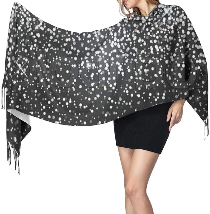 warm silver shawl