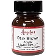 Angelus Acrylic Leather Paint For Shoes, Sneakers, Leather, Canvas, Furniture, and More - 1 fl oz, Dark Brown