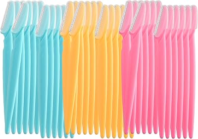 FEPITO Eyebrow Razor Shapers 39 Pcs Face Hair Removers Multipurpose Trimmers