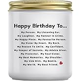 Jonico Birthday Gifts for Women - Friendship Best Friend Birthday Gifts for Women Bestie BFF, Lavender Candle