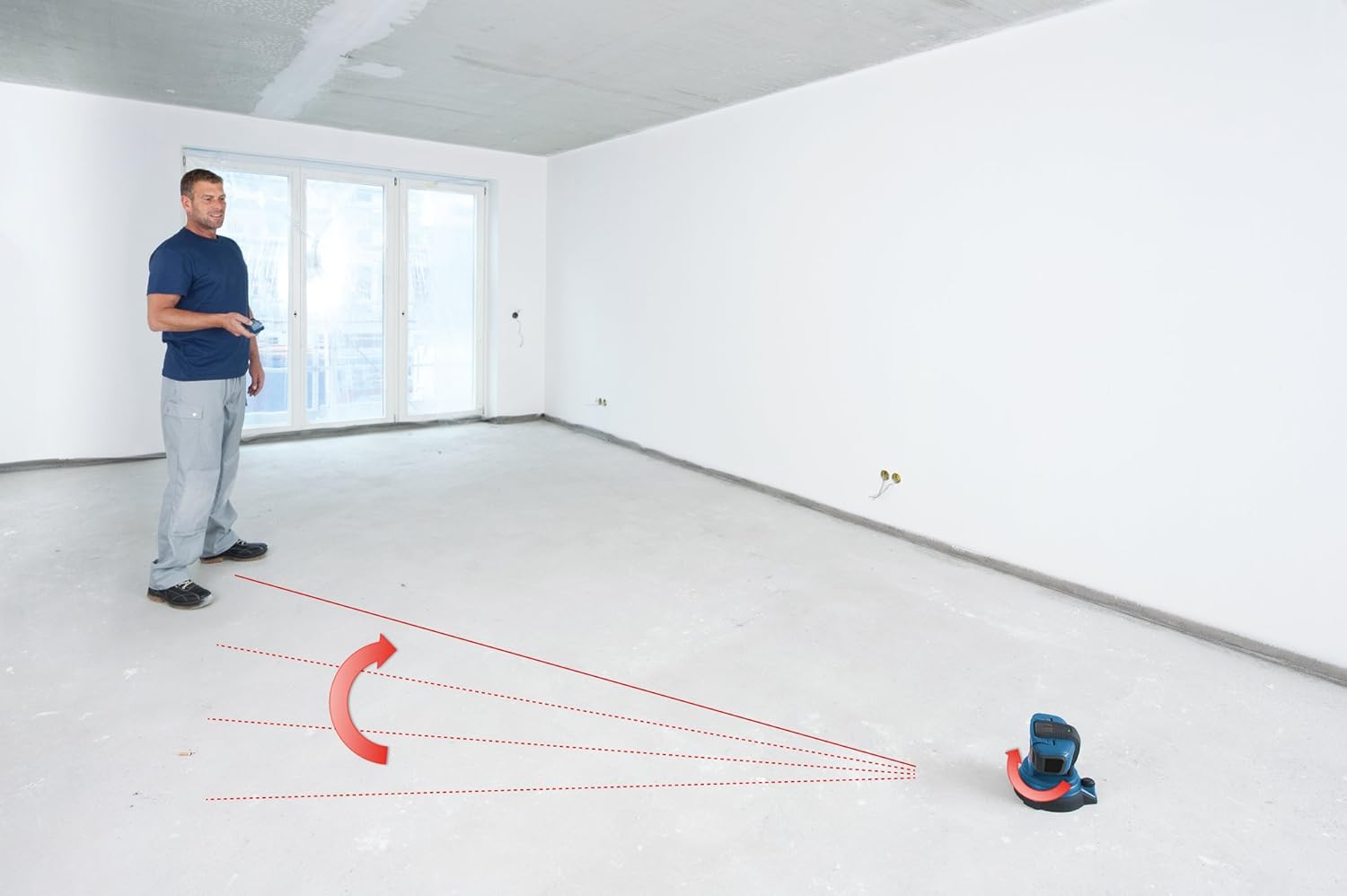 Bosch Surface Laser For Floor Leveling And Preparation Gsl 2