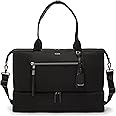 TUMI - Voyageur Contine Weekender - Travel Weekend Bag for Women - Holds Up to 14" Laptop - Multiple Compartment & Pockets - Black & Gunmetal Hardware