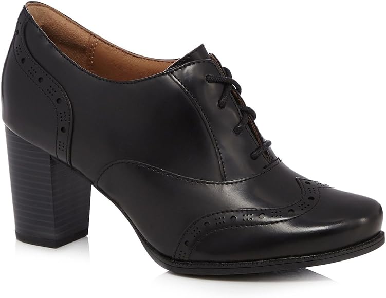 ladies heeled brogues uk