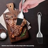 Zerodis Silicone Basting Brush Heat Resistant Pastry BBQ Grill Baking Kitchen view 2
