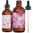Dead Sea Collection Body Oil for Dry Skin - Cherry Blossom & Vitamin E, A, D Moisturizing Oil - Anti-Aging and Skin Elasticity Support - (4 fl.oz)