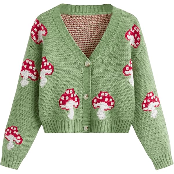 トップス S open knit tops heart 226813_C4731