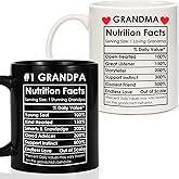 Breezy Valley Grandparents Mugs, Christmas Gifts for Grandparents, Gifts for Grandma Grandpa from Grandchildren Grandkids, Grandparent Gift for Christmas, Grandmother Grandfather Coffee Mugs