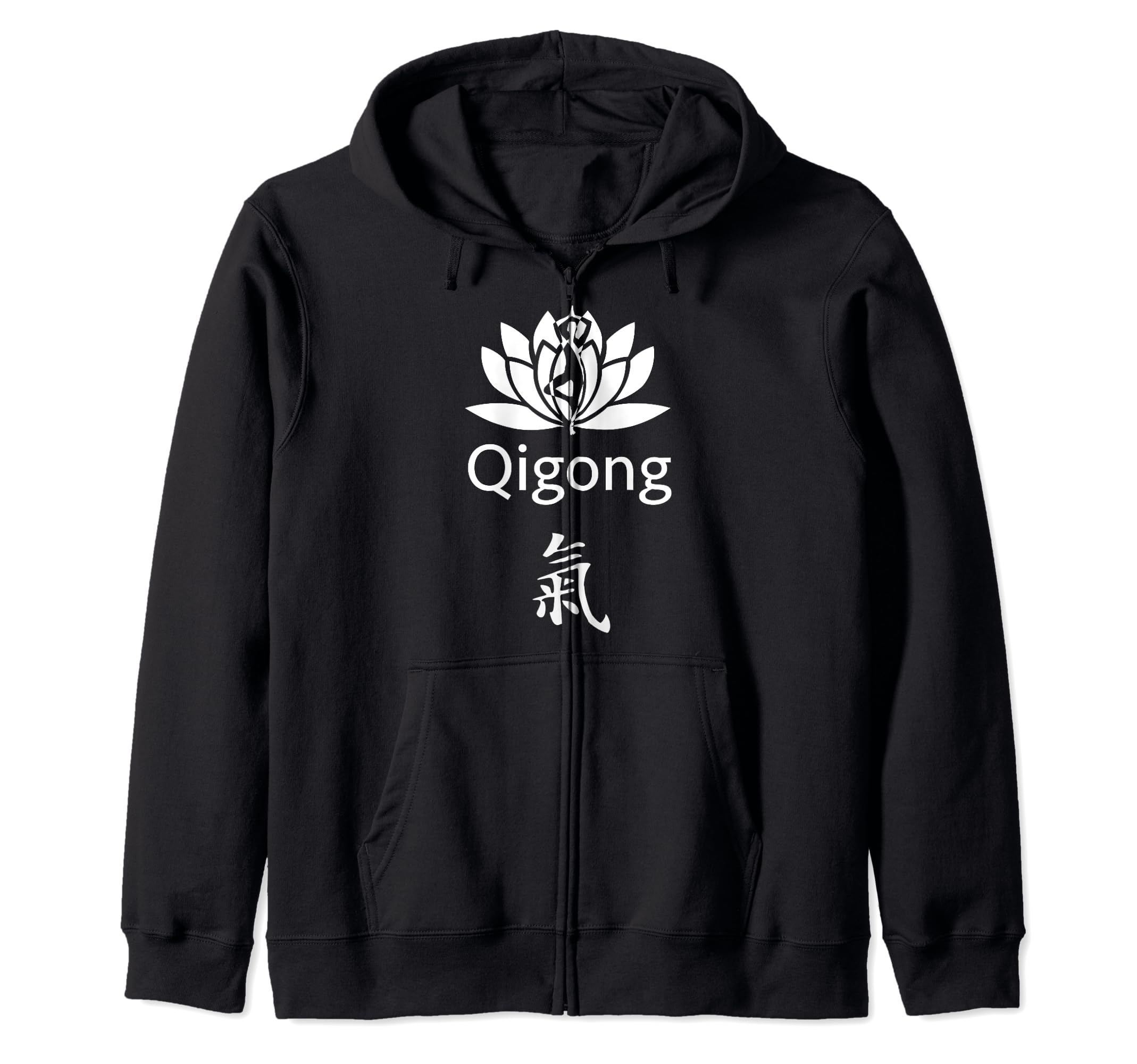 Qi Gong (Chi Kung) Calligraphy Instructors & Practitioners Zip Hoodie