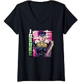 Womens JoJo's Bizarre Adventure Part 4 Josuke Great Days Anime V-Neck T-Shirt