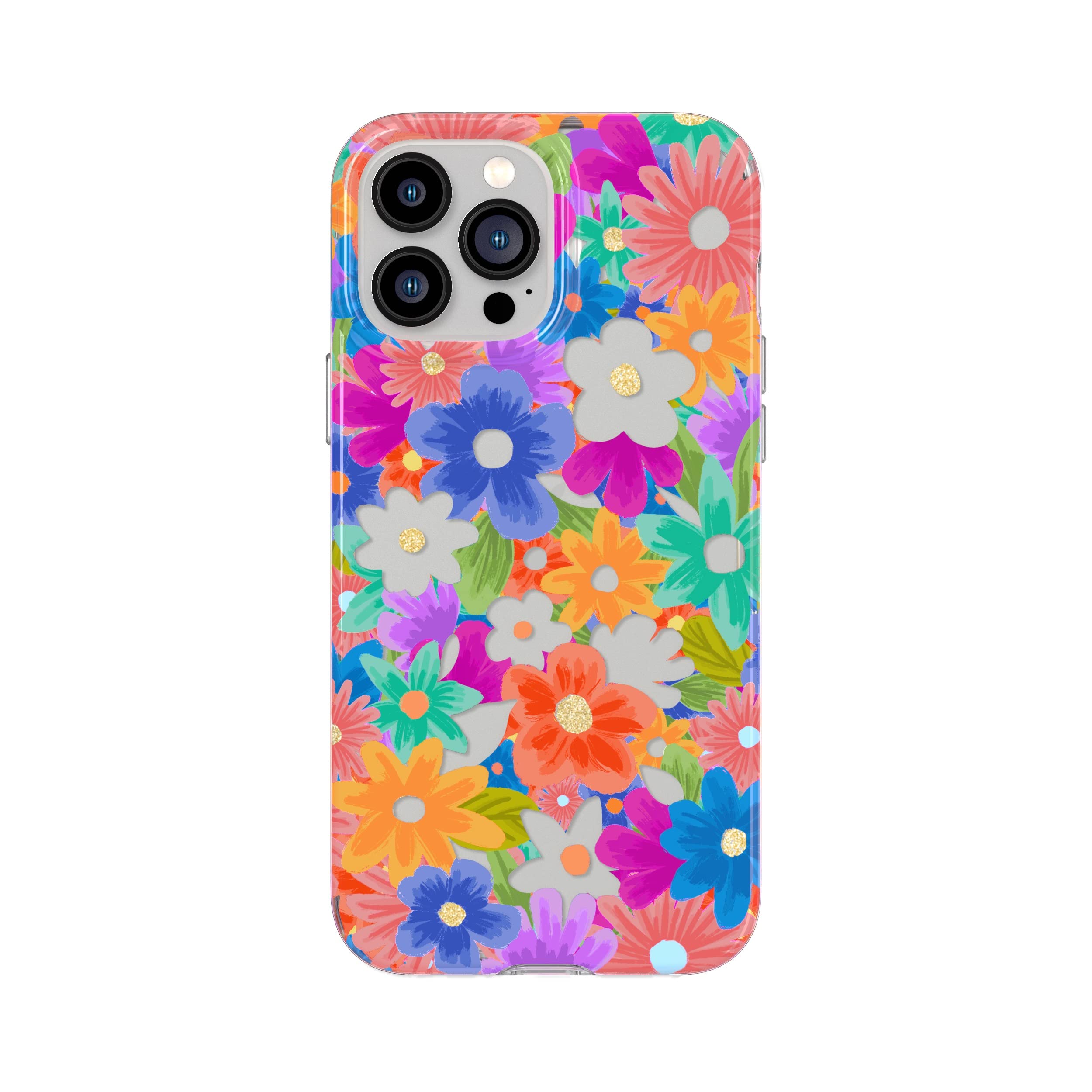 Tech21 Evo Art Cutout Flora for iPhone 13 Pro Max – Protective Phone Case with Exclusive Artwork and 12ft Multi-Drop Protection