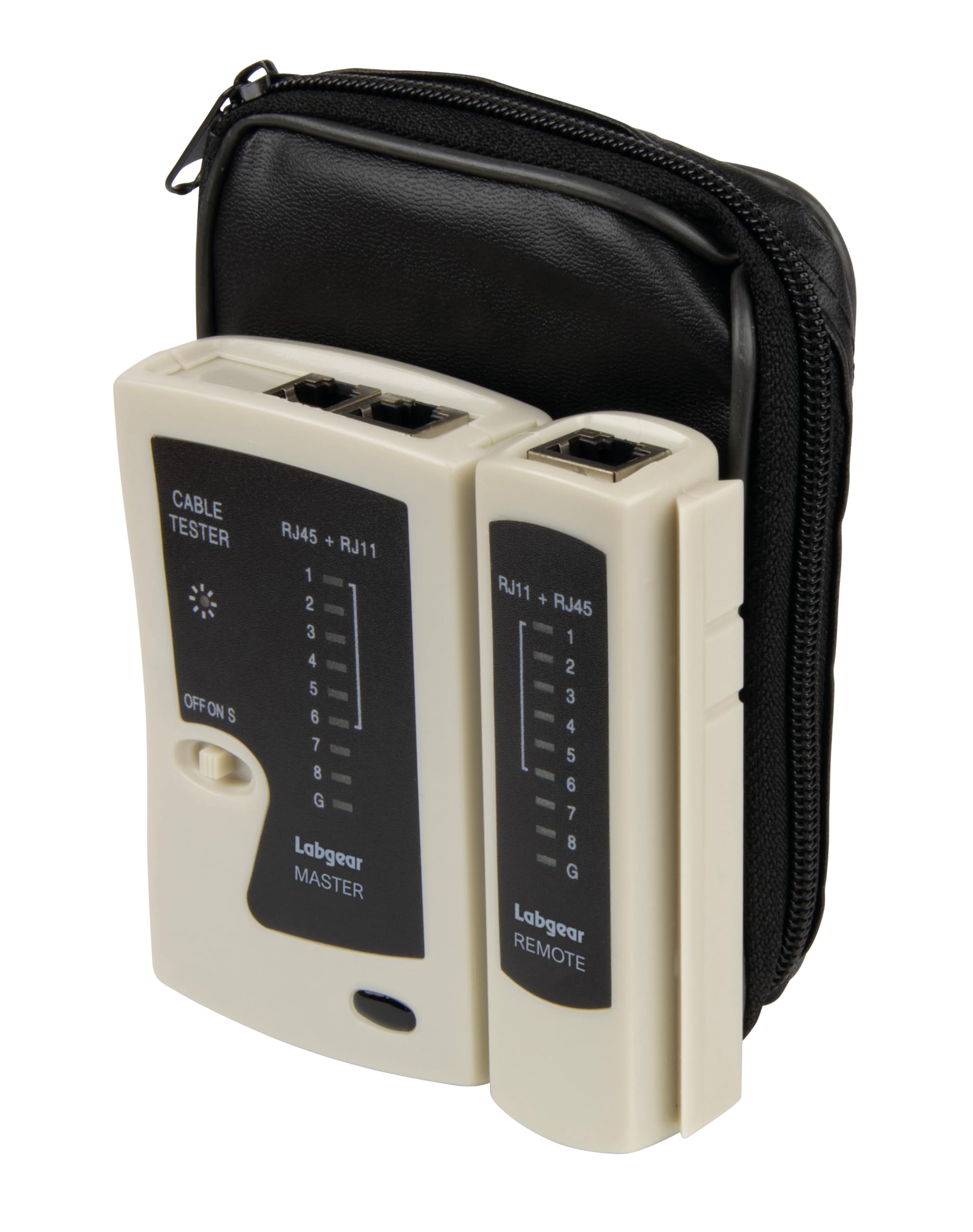 Labgear Network Cable Tester, RJ45 Ethernet & Phone Cable Tester for UTP/FTP, RJ11/RJ12, Cat 5e Networks