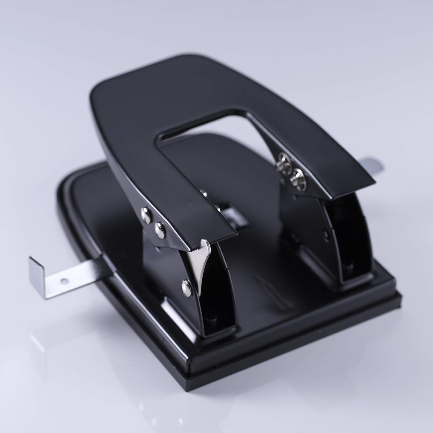 Officemate 2 Hole Punch, 30 Sheet Capacity, Black (90092) : Paper Punches : Office Products