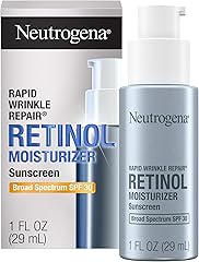 Neutrogena Rapid Wrinkle Repair Retinol Face Moisturizer with SPF 30 Sunscreen, Daily Anti-Aging Face Cream with Retinol & Hy