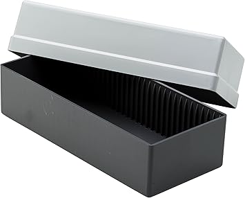 Gepe GP3701 - Caja de almacenamiento para diapositivas, color gris: Amazon.es: Electrónica
