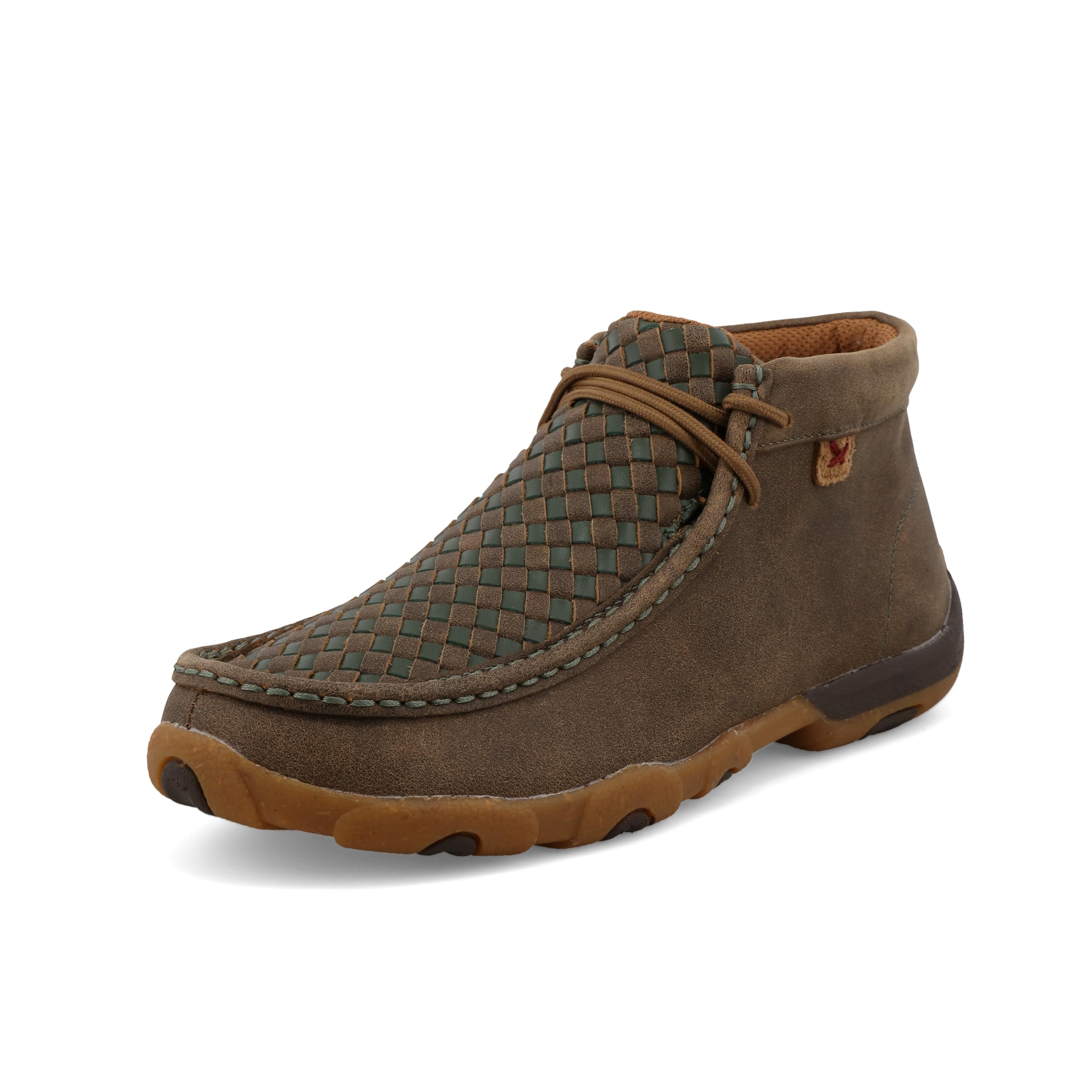 Twisted X Women's Chukka Driving Moc, Moc Toe, Bomber & Clover, 7.5 M Image