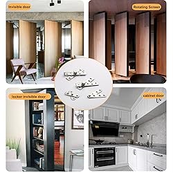 2 Pack 270° Degree Pivot Hinge Hidden Door Hinge