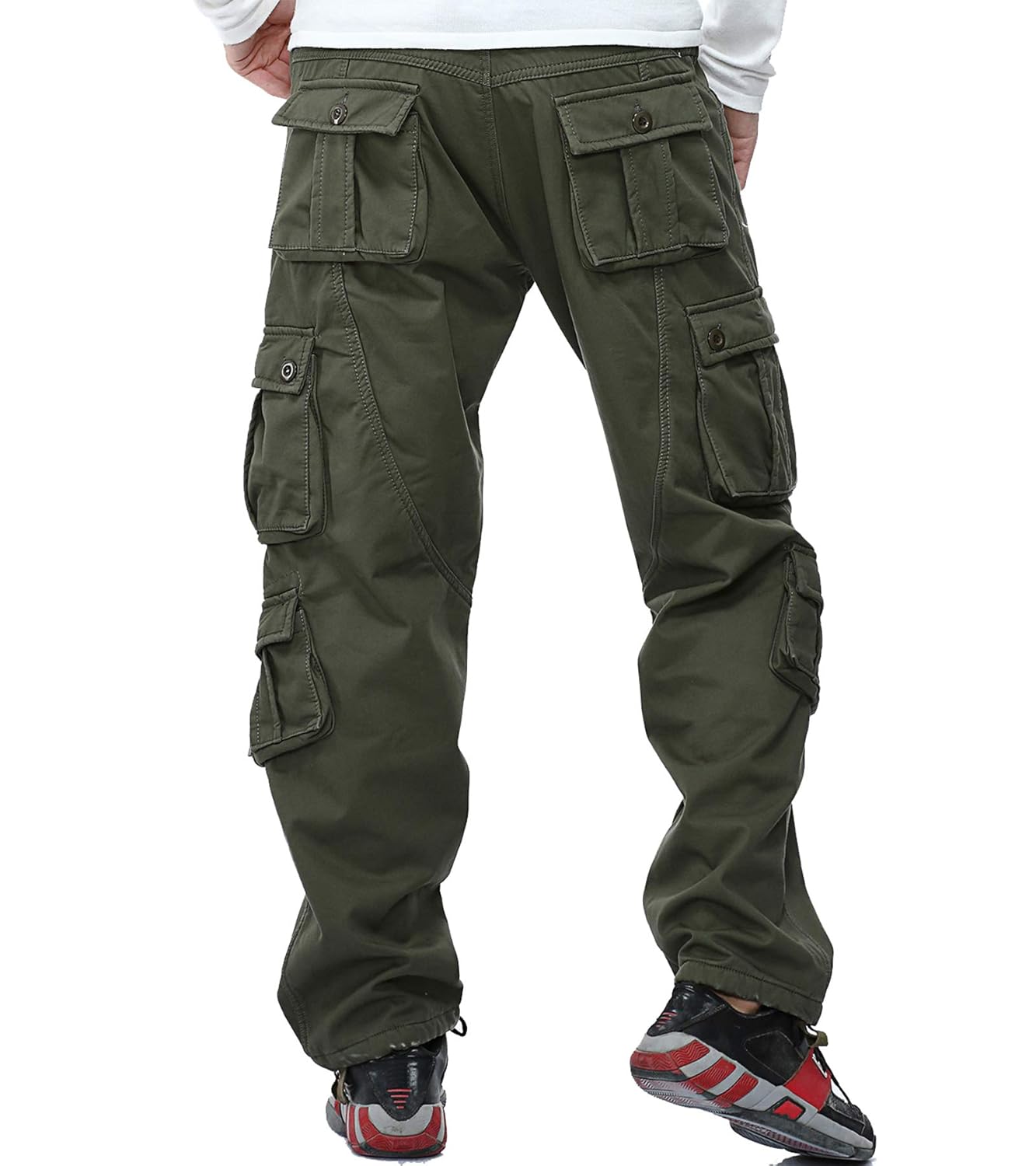 lined cargo work pants