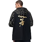 Niepce Inc Japanese Kanji Graphic Hoodies for Men