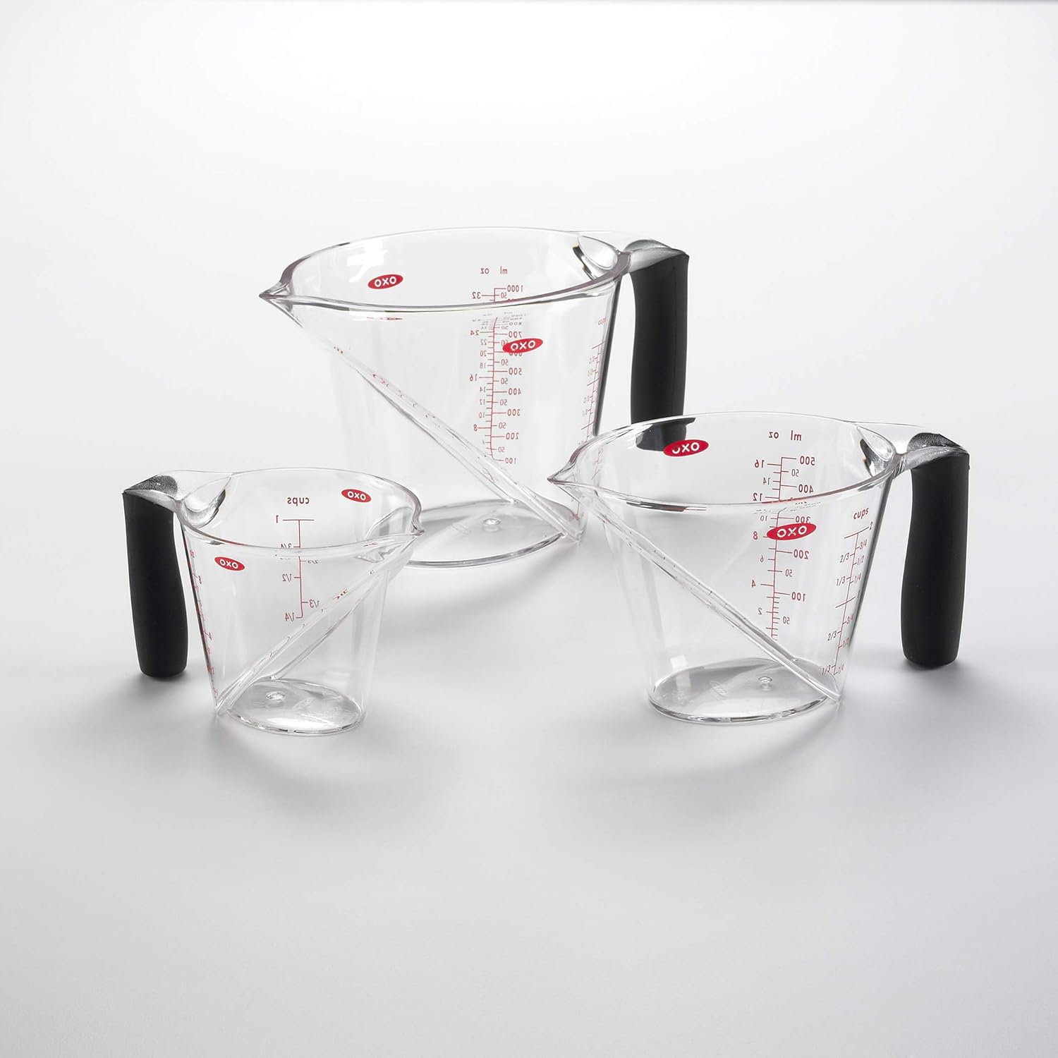 OXO Good Grips 3-Piece Angled Measuring Cup Set: Kitchen & Dining
