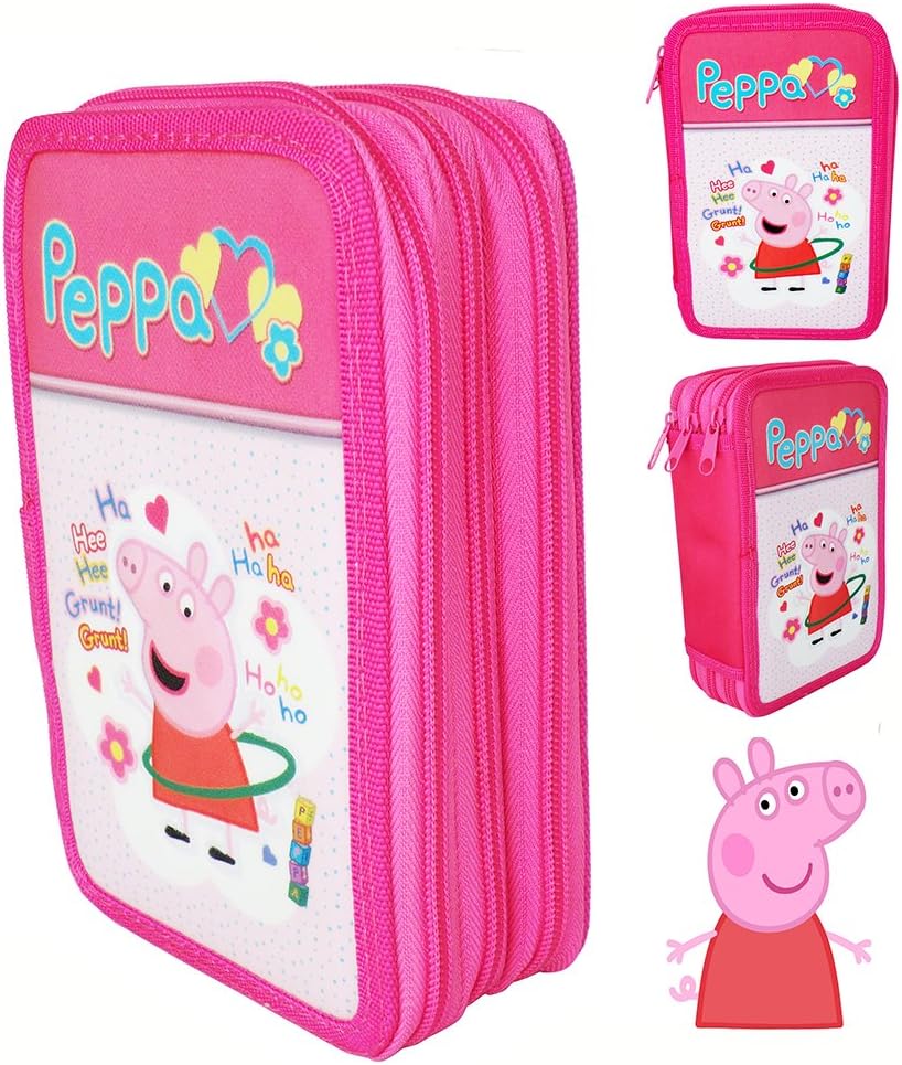 PEPPA PIG CAJA ORIGINAL PARA LA ESCUELA: 44 PIEZAS: Amazon.es ...