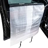NEWISHTOOL Window Tint Tools Car Door Panel Cover, Tinting Guard Protection | Window Tint Door Panel Protector, Window Film Tint Application Panel Guard, Reusable PET Water Shield Sheets Black