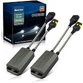Bestview 9005 9006 H10 Canbus Decoder LED Warning Canceler Anti-Flicker Harness, 2Pcs