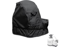 okcool Sand Filter Pump Cover,600D Waterproof Oxford Fabric Sand Pool Filters Cover,Suitable for Most 17-20 Inch Sand Filter Pump on Market (Universal Style)